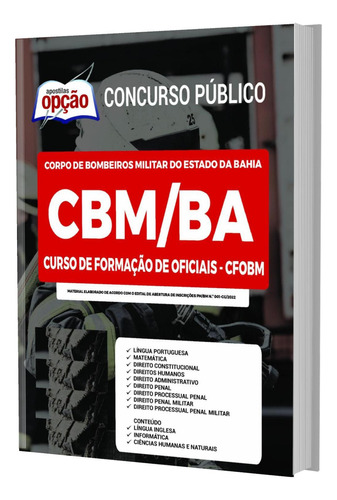 Apostila Cbm Ba - Curso De Formação De Oficiais - Cfobm