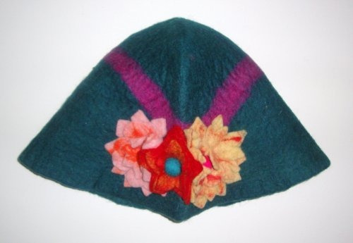 Sombreros - Nepali Handmade One Flower Design Eco-friendly F