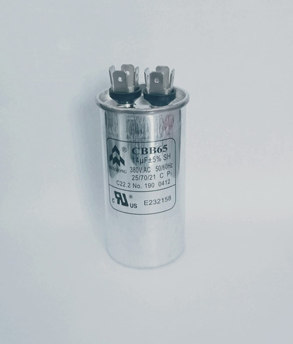 Capacitor 14uf 380vac Permanente Ar-condicionado Alumínio