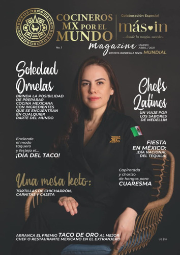 Libro: Revista Cocineros Mx Por El Mundo: 1era Edición Españ