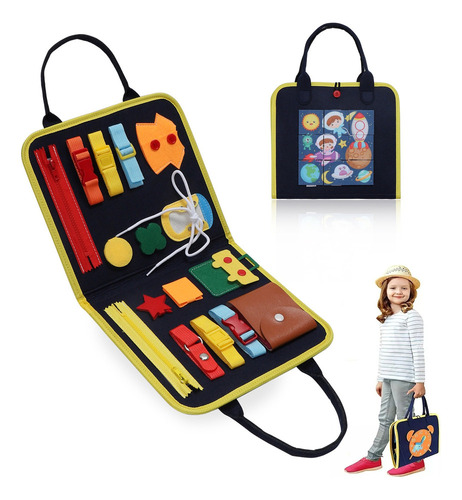 Busy Board, Juguete Tablero Montessori Sensorial For Niño