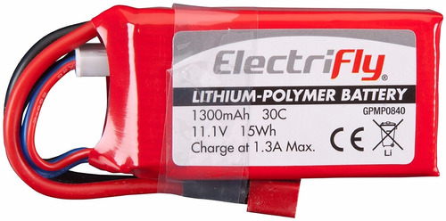 Batería Electrifly Lipo 3s 11.1v 1300mah 30c