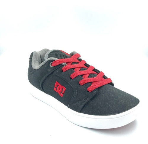 Tenis Dc Niños Negros Rojos Method Tx Adbs100140