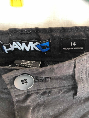 Bermuda Short Tony Hawk Talla 14 Niño Skate Vans Volcom (Usado)
