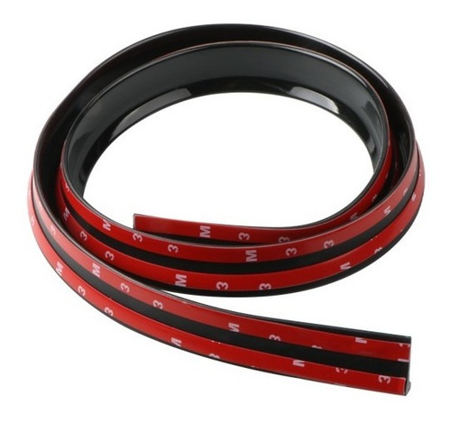 Imagen 3 de 6 de Aleron Lip Spoiler Maleta Maletero Universal Negro Brillante