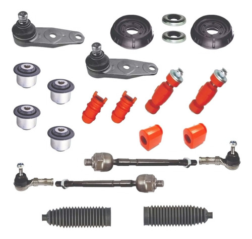 Kit Rotulas Bieleta Hidraulica Bujes Bases Renault Clio 1.6