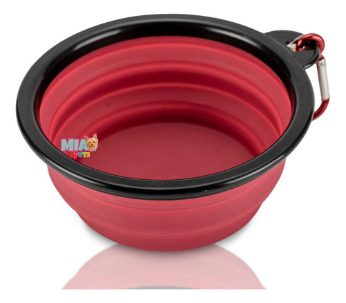 Plato Plegable P/viaje Para Perros.