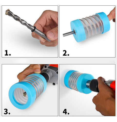 Cubierta Antipolvo Para Taladro Redondo Azul De 110 Mm.