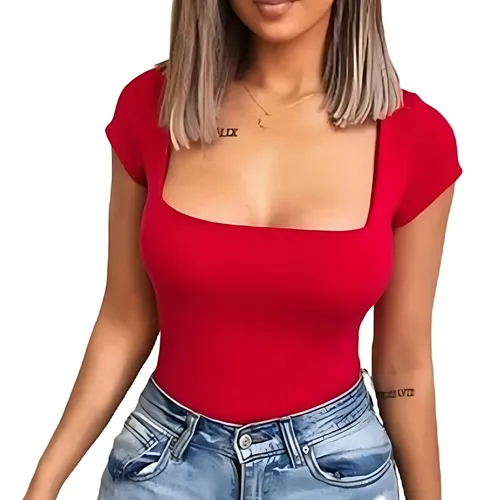 Blusas escotadas elegantes outlet