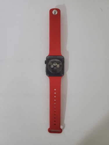 Apple Watch Series 3 42mm (gps + Lte) Color Negro Inoxidable Negro Rojo Negro (Usado)