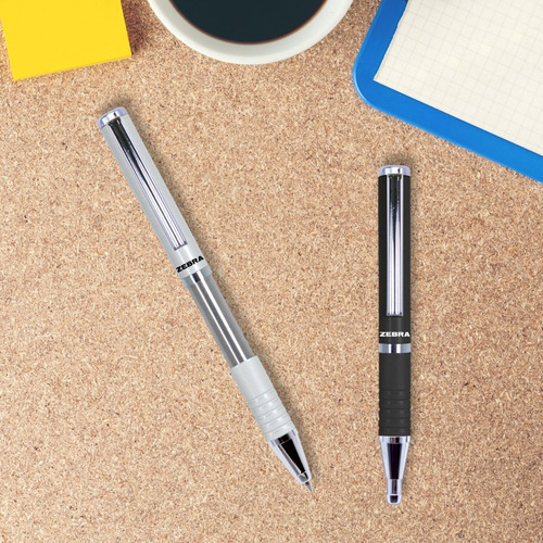 Bolígrafo Deslizable Pluma Slide Pen Punto Mediano Zebra. Ar Arena Negro