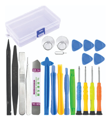 Kit Herramientas Desarmador Reparacion Teléfonos + Caja