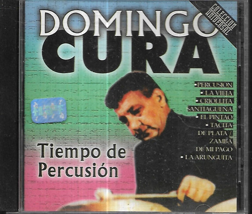 Domingo Cura Album Tiempo De Percusion Sello Universal Cd 