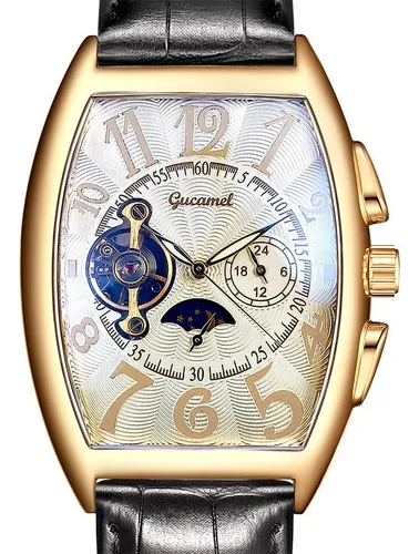 comprar Reloj Mecánico Automático Gucamel Tourbillon