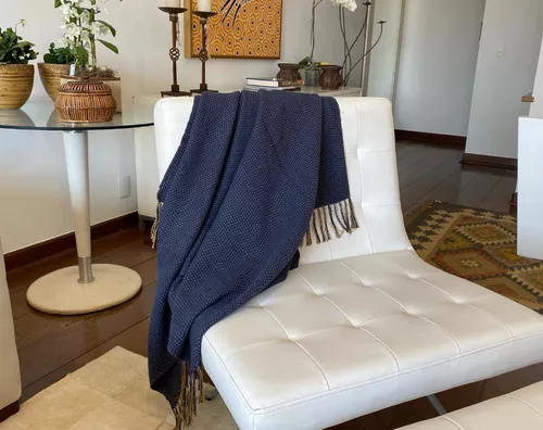 Manta Para Sofa E Cama Nina Decorativa Xale 1,2x1,8 Colorida