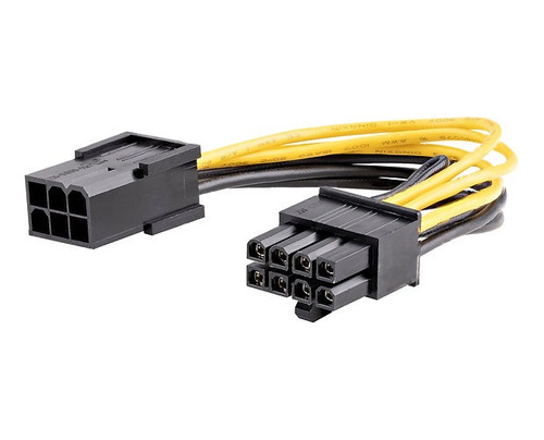 Cable De Alimentación Pcie De 6 Pines Macho A 8 Pines Jwk