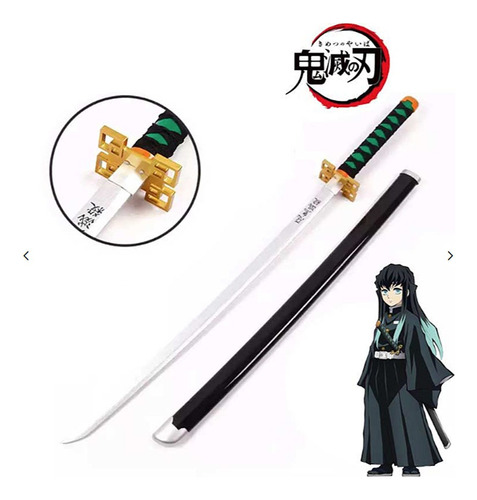 Katana Acero Anime Demon Slayer De Acero Colección Cosplay