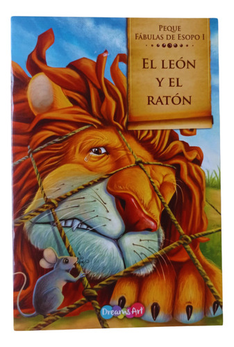 El León Y El Ratón, Peque Fábulas De Esopo, Dreamsart.