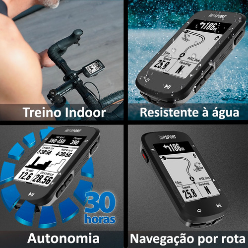 Ciclocomputador Igpsport BSC200 - Ciclocomputador ciclo computador velocimetro bike bicicleta Strava Training Peaks pantalla Monocromática de 2.5"