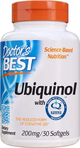 Ubiquinol Con Kaneka Qh 200 Mg Doctor's Best 30 Softgel