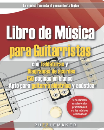 Libro: Libro De Música Para Guitarristas Con Tablaturas Y Di