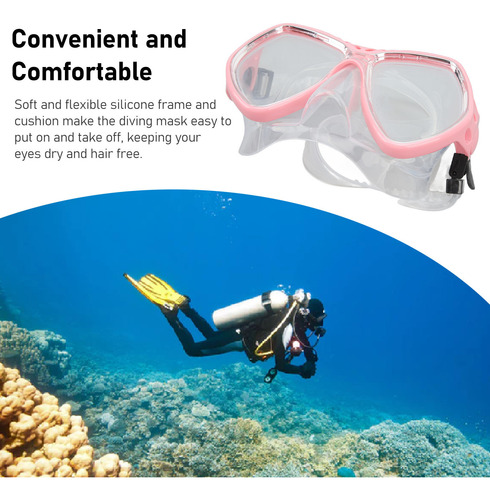 Gafas De Buceo, Gafas De Natación, Correa Ajustable De Silic