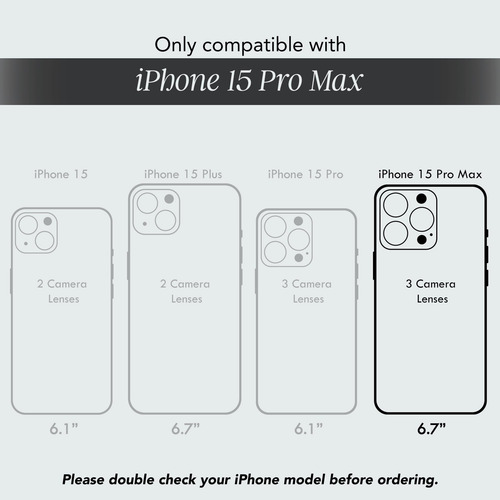 Cocomii - Case Rectángulo Compatible Con iPhone 15 Pro Max -