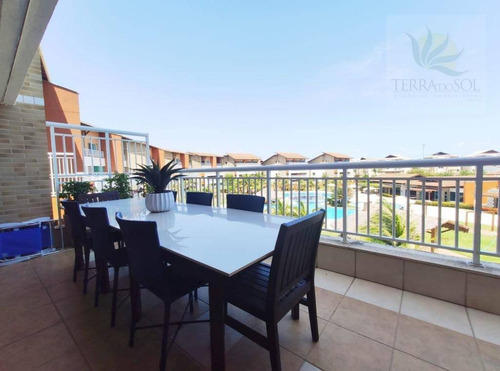 Cobertura Com 4 Dormitórios À Venda, 194 M² Por R$ 1.200.000,00 - Porto Das Dunas - Aquiraz/ce - Co0001