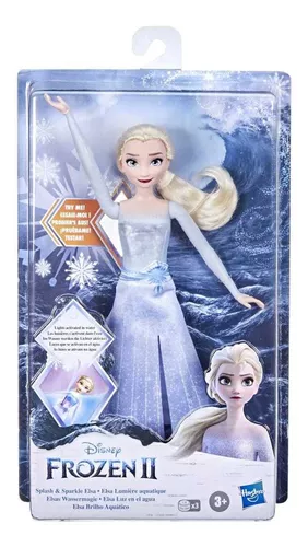 Boneca Frozen 2 - Elsa Brilho Aquático Hasbro