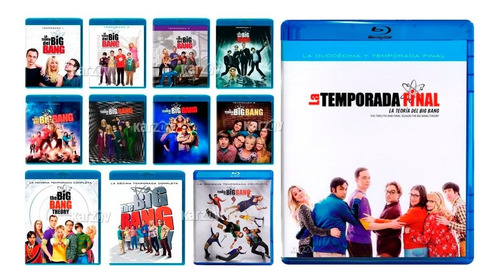 The Big Bang Theory Serie Completa 1 - 12 Paquete Blu-ray