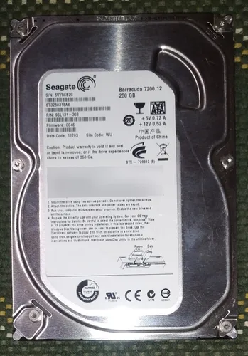 comprar Discos Duros 3.5 Pc Sata De 250 Gb Con Cables, Usados