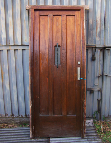 Puerta De Entrada Madera Roble Roble (Usado)