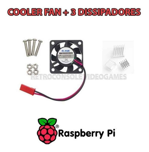 Case Snes Raspberry Pi3 + 2 Controles, Fonte, Cooler + 32gb