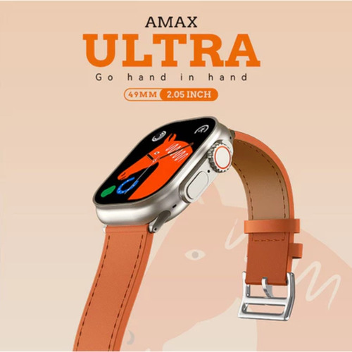 Smartwatch Amax Ultra Relógio Inteligente Com 2 Pulseiras