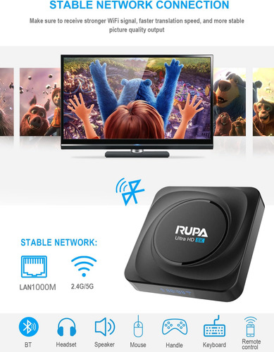 Caja De Tv Pro20 Android 110, Rupa Smart Box With Rockchip