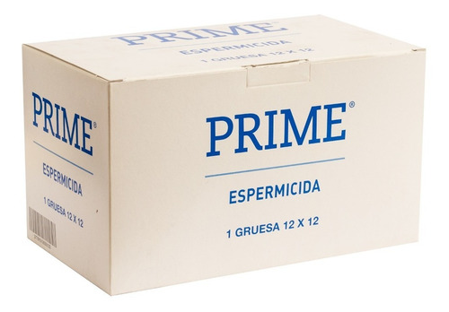 Preservativos Prime Espermicida X144 Unidades Menor Riesgo