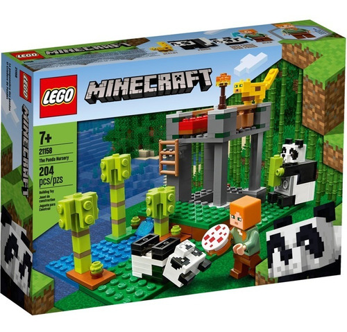 Imagen 1 de 3 de Lego Minecraft El Criadero De Pandas