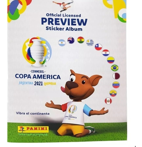 Allbumm Tapa Blanda Copa América Preview 2021 De Panini Perú