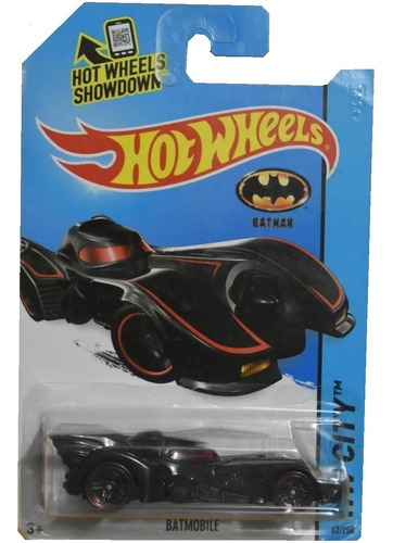 Hot Wheels Batmobile 1989 Batman Hw City #62 Ultimo!