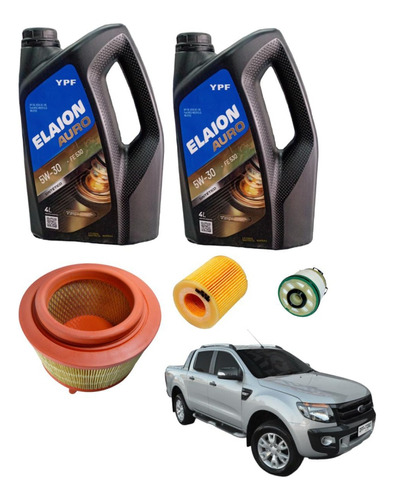 Kit Cambio De Aceite Y Filtros Ford Ranger 2.2 3.2