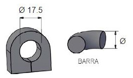 Buje De Barra Estabilizadora Renault R18 / R18 Break 83/91