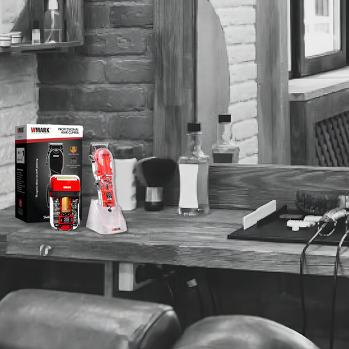 Máquina Cortar Cabelo Wmark + Barbeador Elétrico Wmark