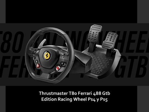 Volante Thrustmaster T80 Ferrari 488 Gtb Edition Ps4 Y Ps5 