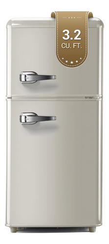 Mini Refrigerador Retro Con Congelador Mini Refrigerador Con