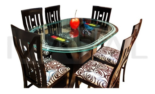 Juego Comedor De 6 Sillas - Nuevo