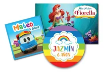 Comprar 40 Adhesivos Calcos Stickers Personalizados Candy Bar