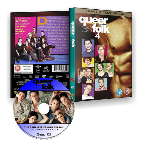 Queer As Folk 4ª E 5ª Temporadas Legendada Menu Usa 10 Dvd