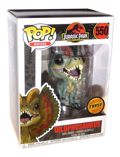 Funko Dilophosaurus Limited Chase Jurassic Park 25th