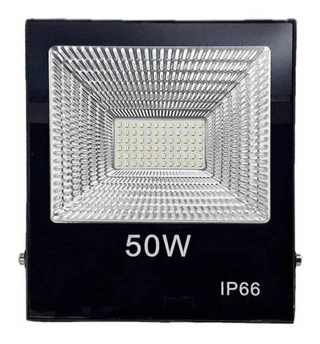 Reflector Led Blanco 50w Ip66 Exterior Bajo Consumo