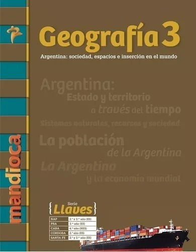 Libro Nuevo Geografía 3 - Serie Llaves - Mandioca
